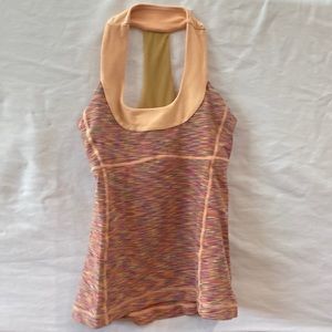 Lululemon orange tank top, size 4 Womens